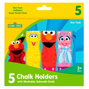 SESAME ST 5-PK CHALK HOLD SET/WASH CHALK SESAME ST 5-PK CHALK HOLD SET/WASH CHALK