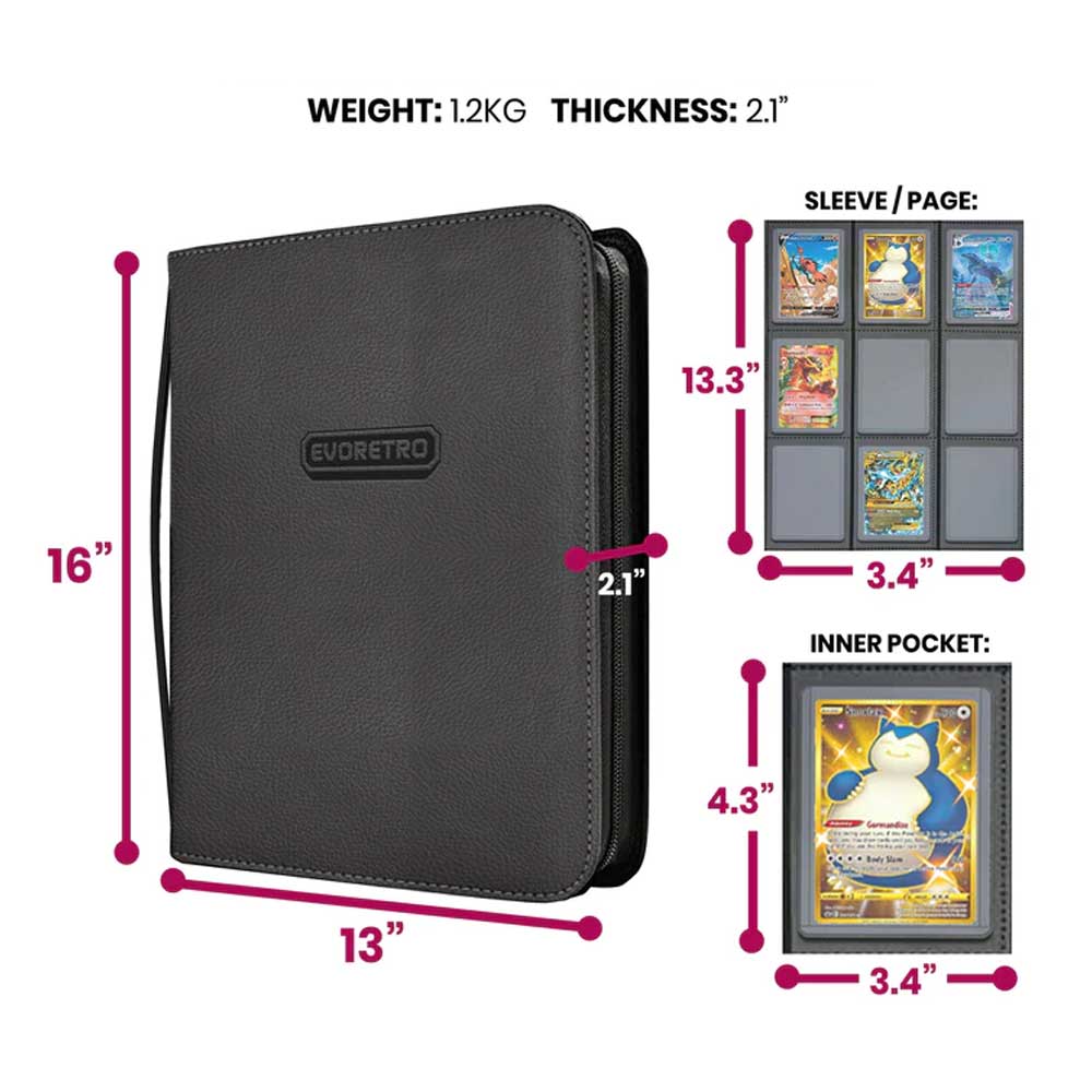 SHIELD REGULAR BLACK TOPLOADER BINDER 1