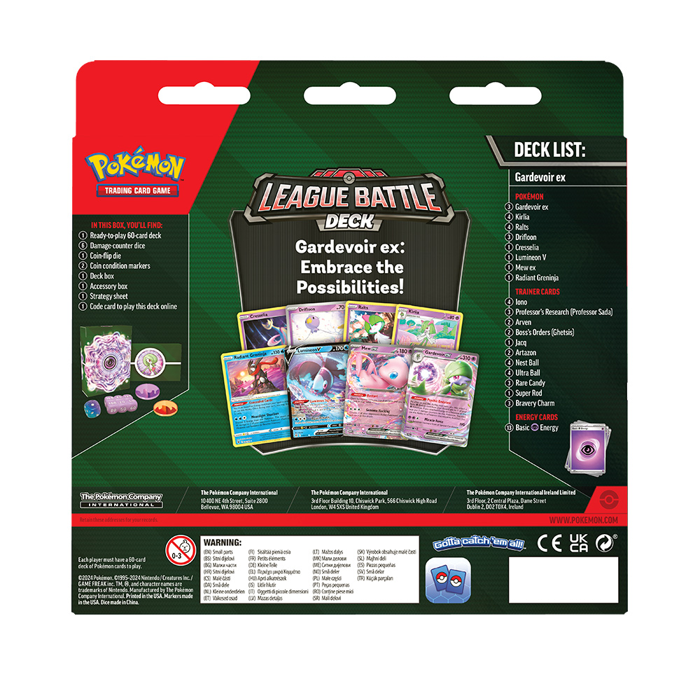 POKEMON TCG GARDEVOIR EX BATTLE DECK ENG