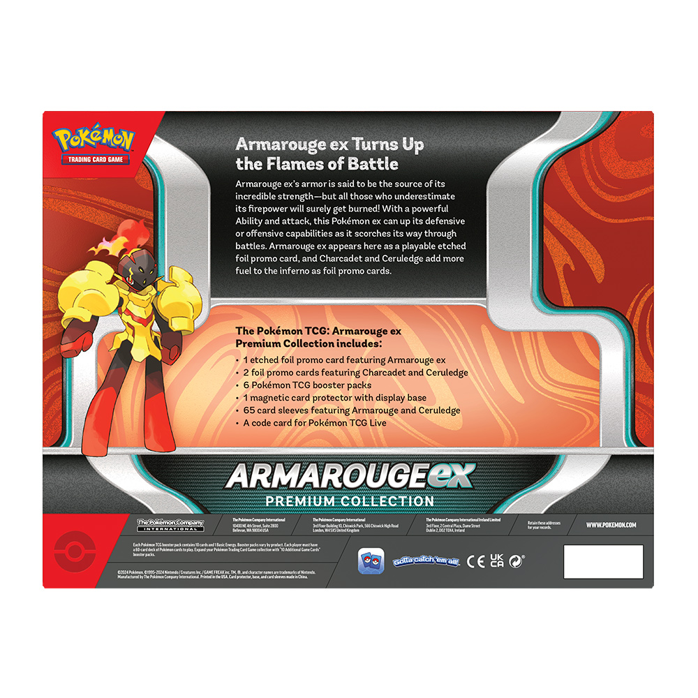 POKEMON TCG ARMAROUGE EX PREM COL ENG