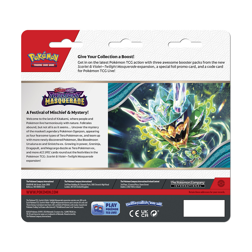 POKEMON TCG TWI MASQUE 3PACK BLIST ENG