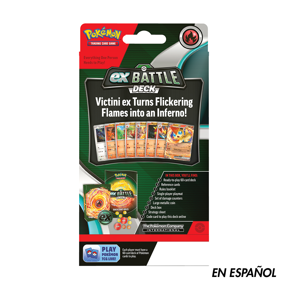 POKEMON TCG VICTI/MIRAID EX BAT DECK SPA