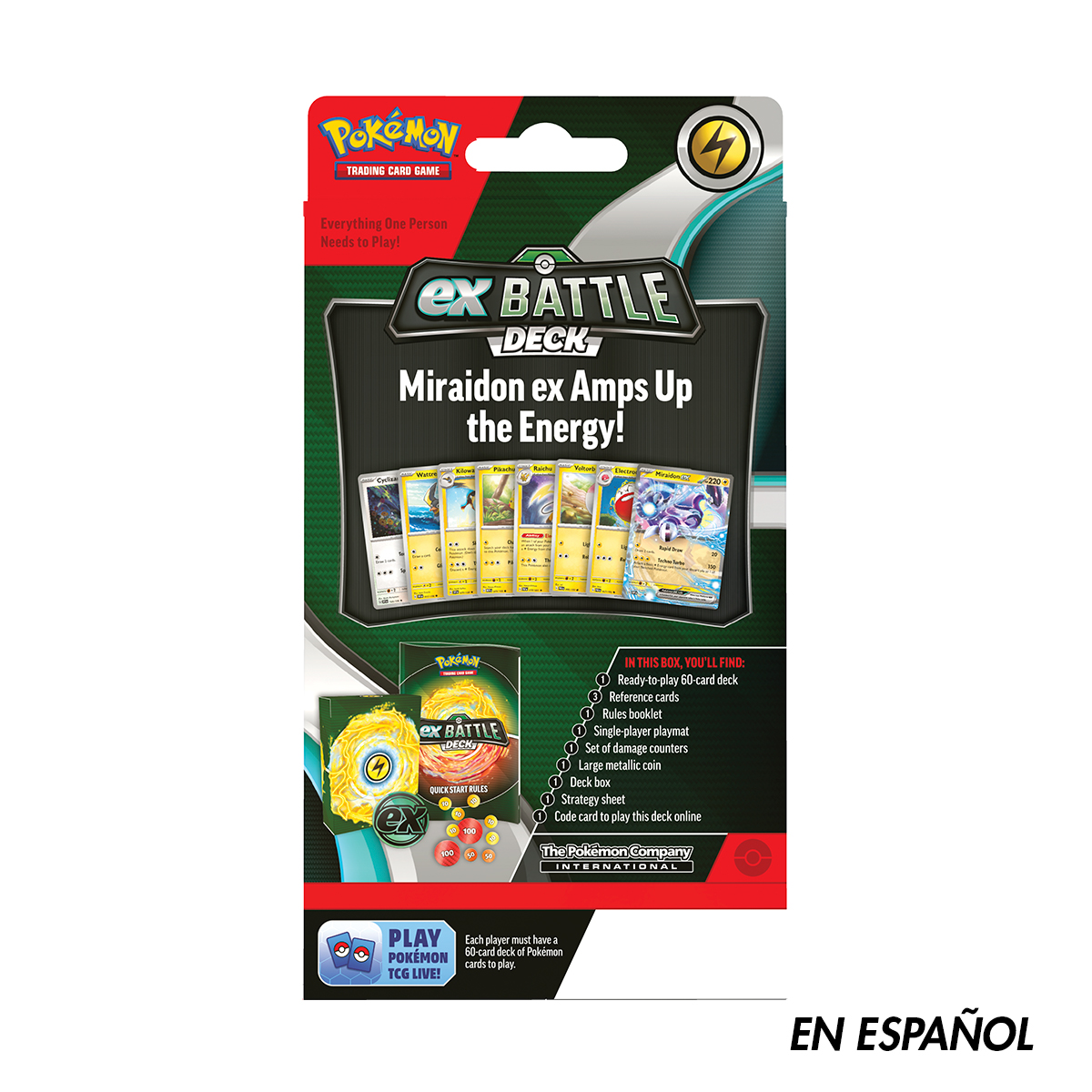 POKEMON TCG VICTI/MIRAID EX BAT DECK SPA