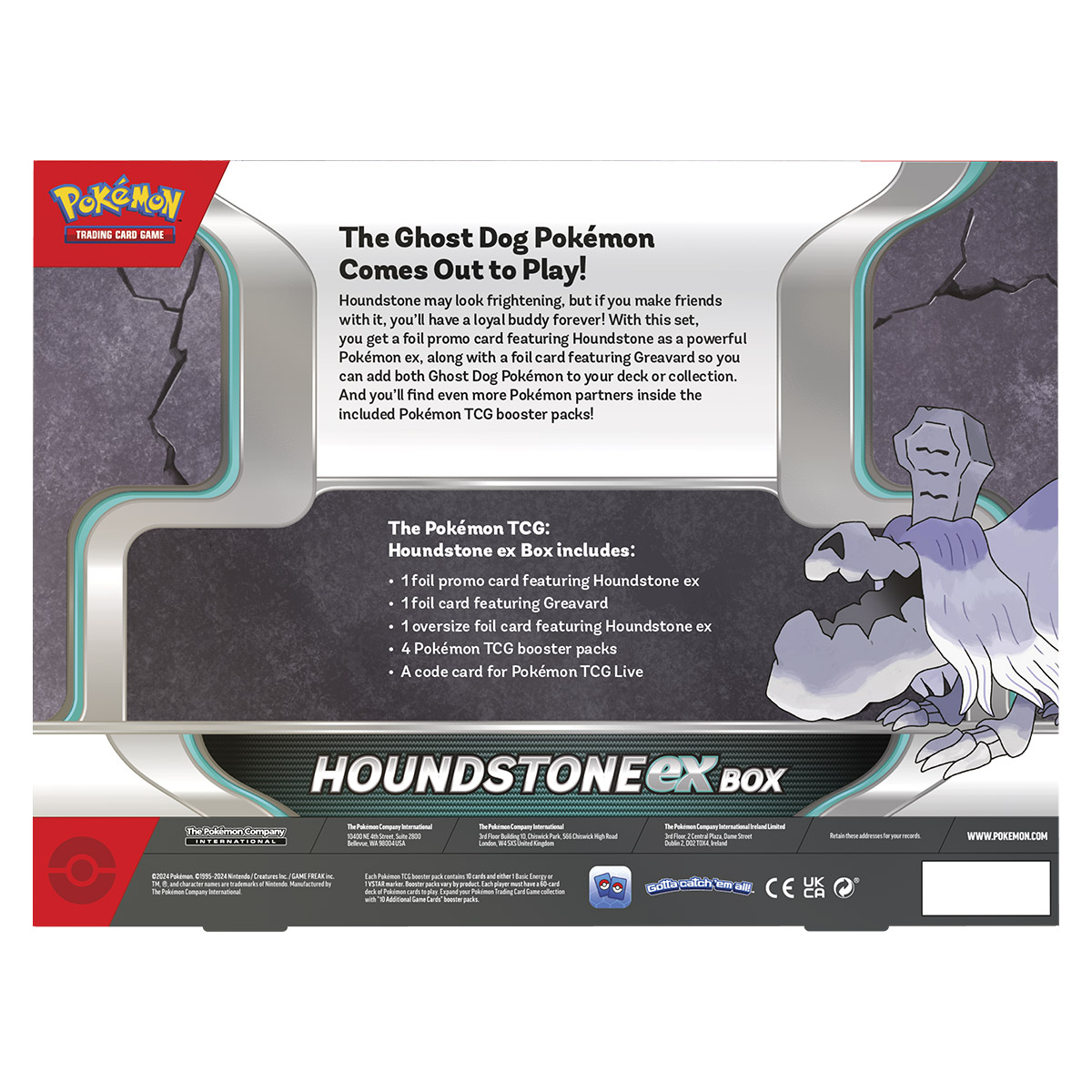 POKEMON TCG HOUNDSTONE EX BOX ENG