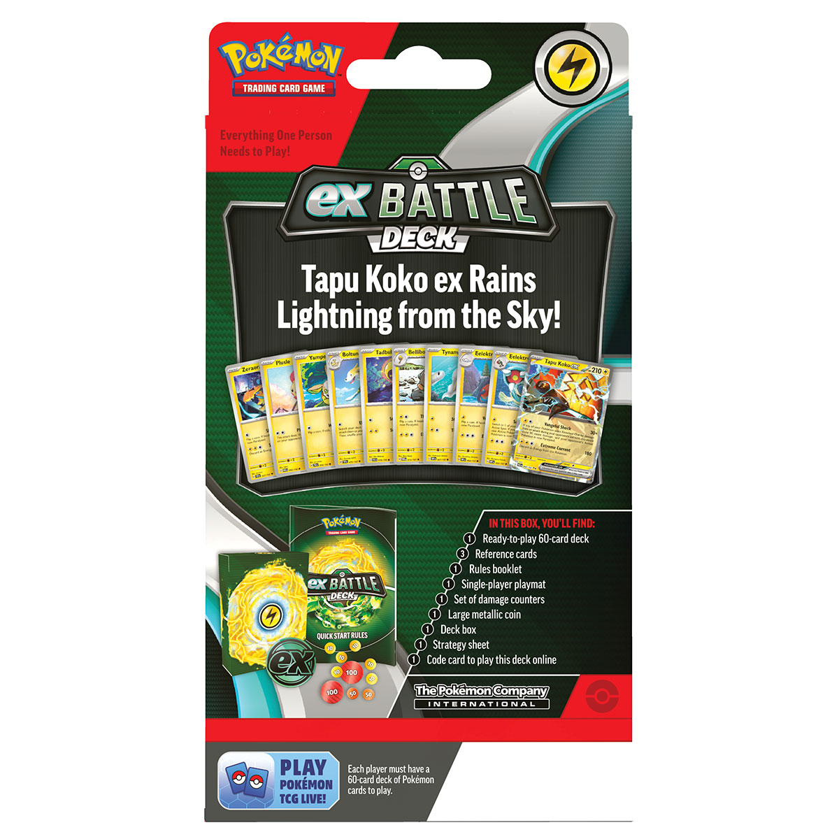 POKEMON TCG KOKO EX/IRON EX BAT DECK ENG