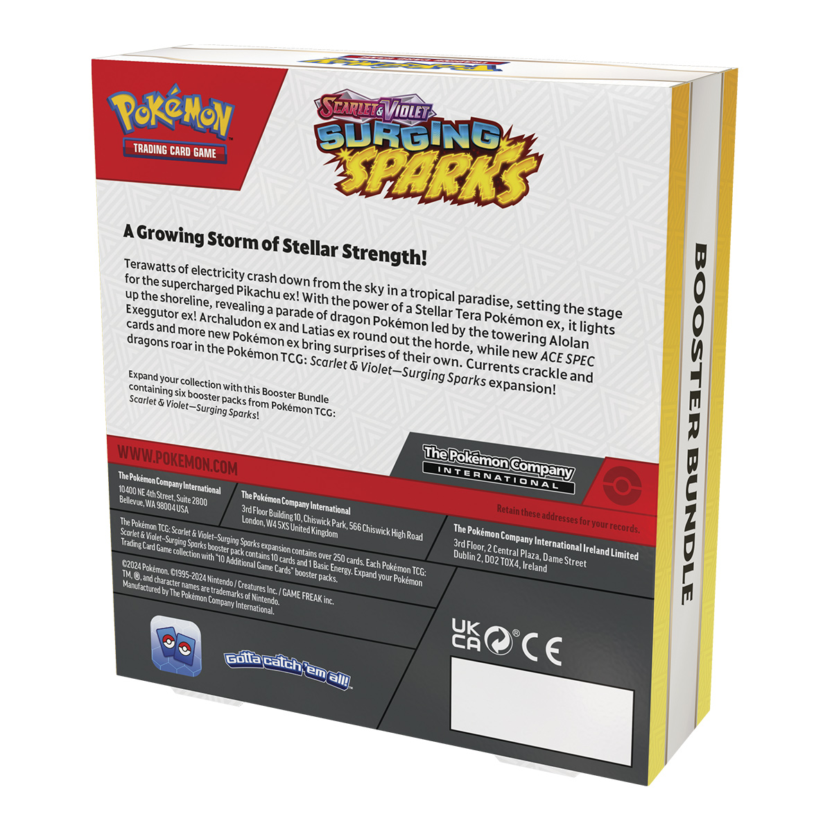 POKEMON TCG SURGING SPARKS-BOOST BUN ENG