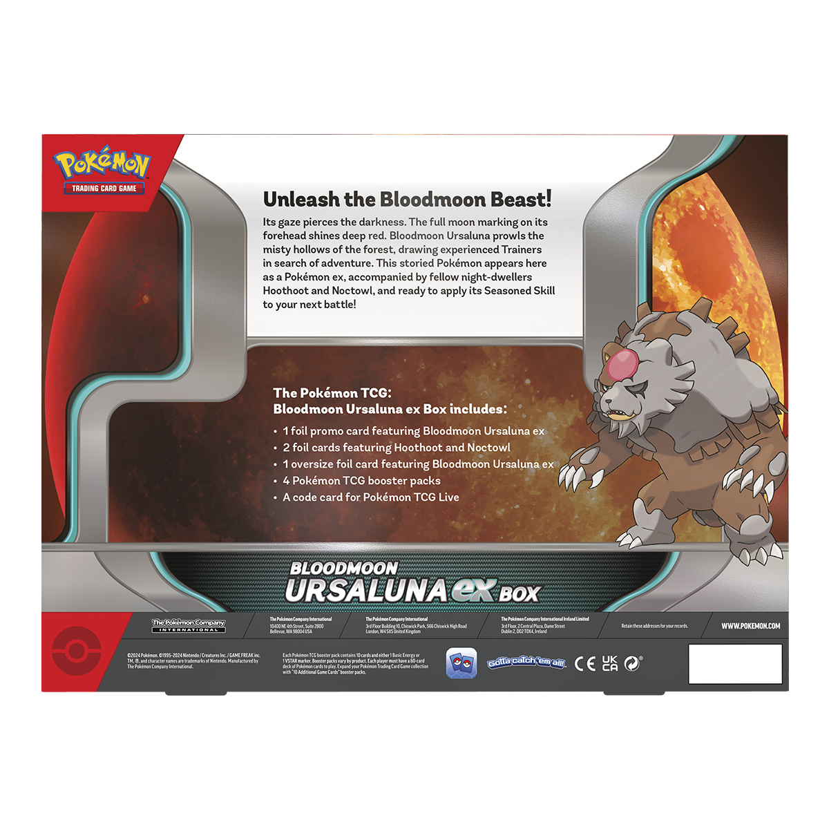POKEMON TCG BLOODMON URSALUNA EX BOX ENG
