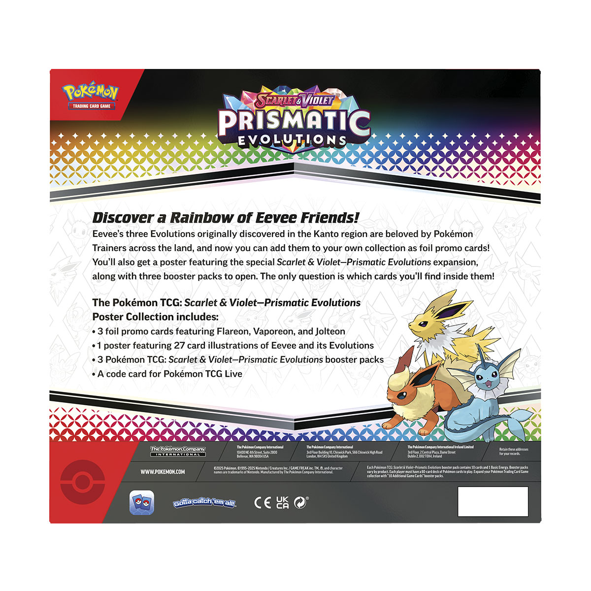 POKEMON TCG SV-PRISM EVOL-POSTER COL ENG
