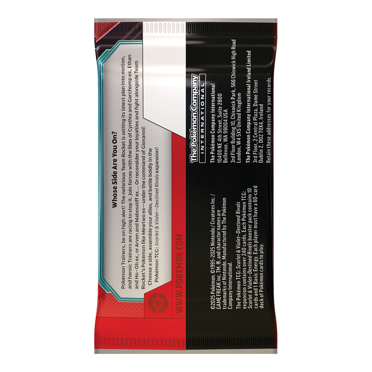 POKEMON TCG SV DESTINED RIVALS BOOST ENG