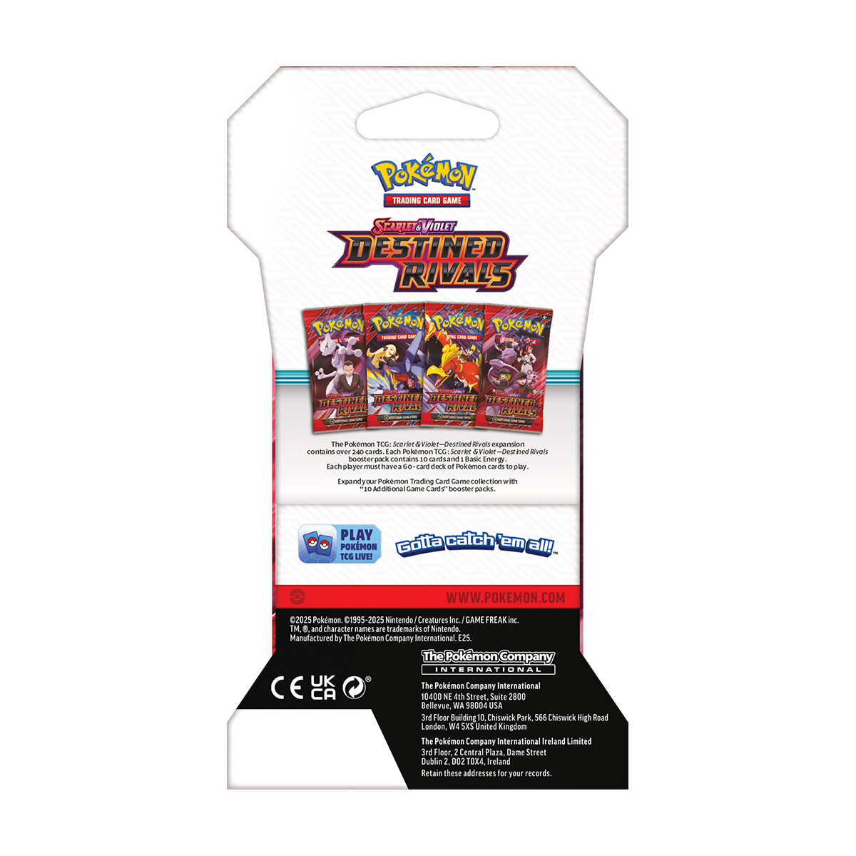 POKEMON TCG DESTINED RIVALS SLEE BOO ENG
