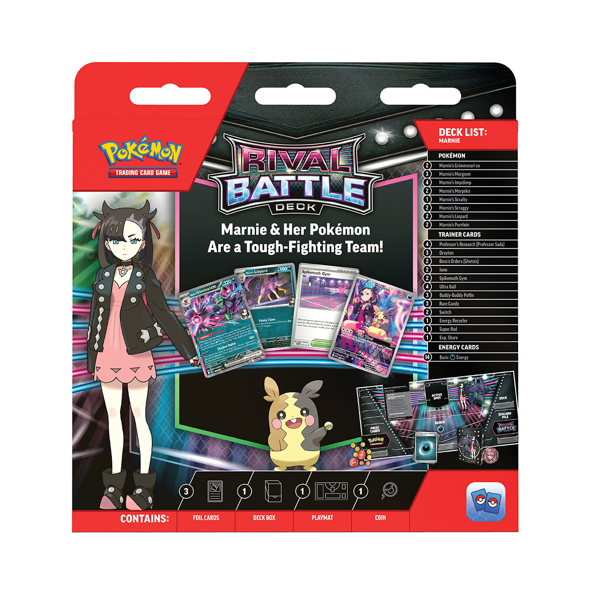 POKEMON TCG RIVAL BAT DECK MARN/STEV ENG