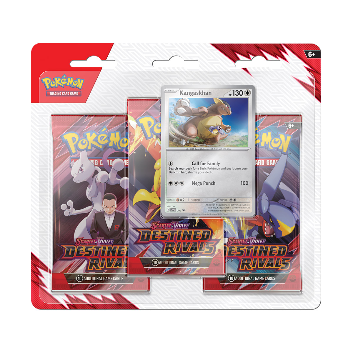 POKEMON TCG SV DESTINED RIVALS 3PACK ENG