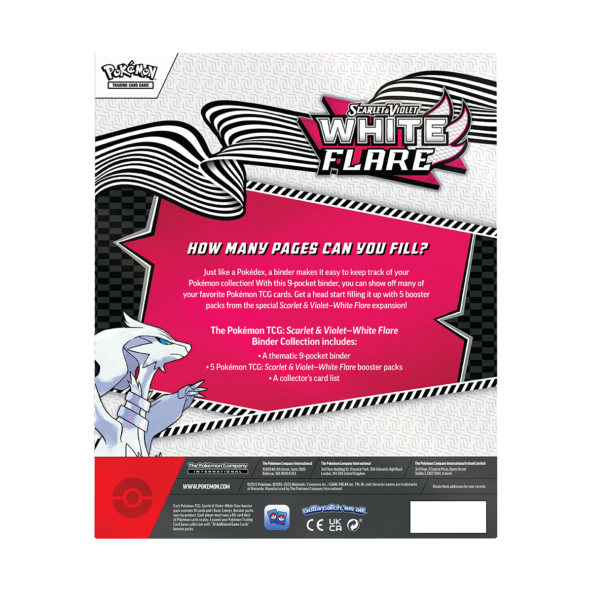 POKEMON TCG SV WHITE FLARE BIND COL ENG
