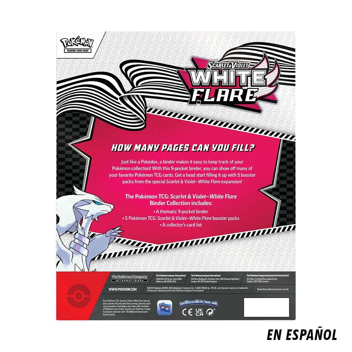 POKEMON TCG SV WHITE FLARE BIND COL SPA