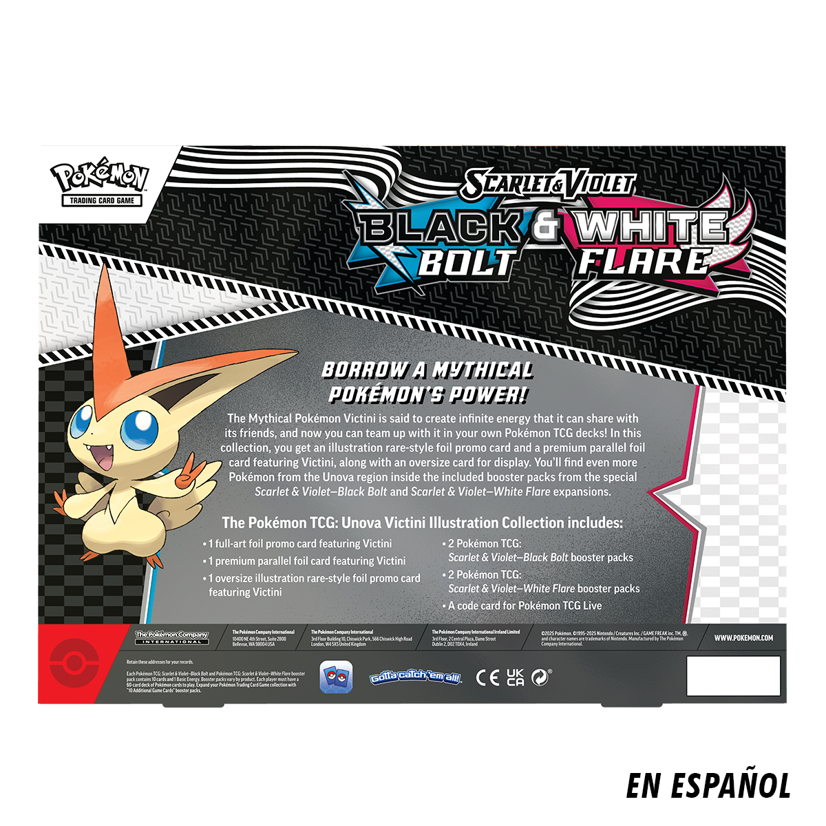 POKEMON TCG BLACK WHITE UNOV ILU COL SPA