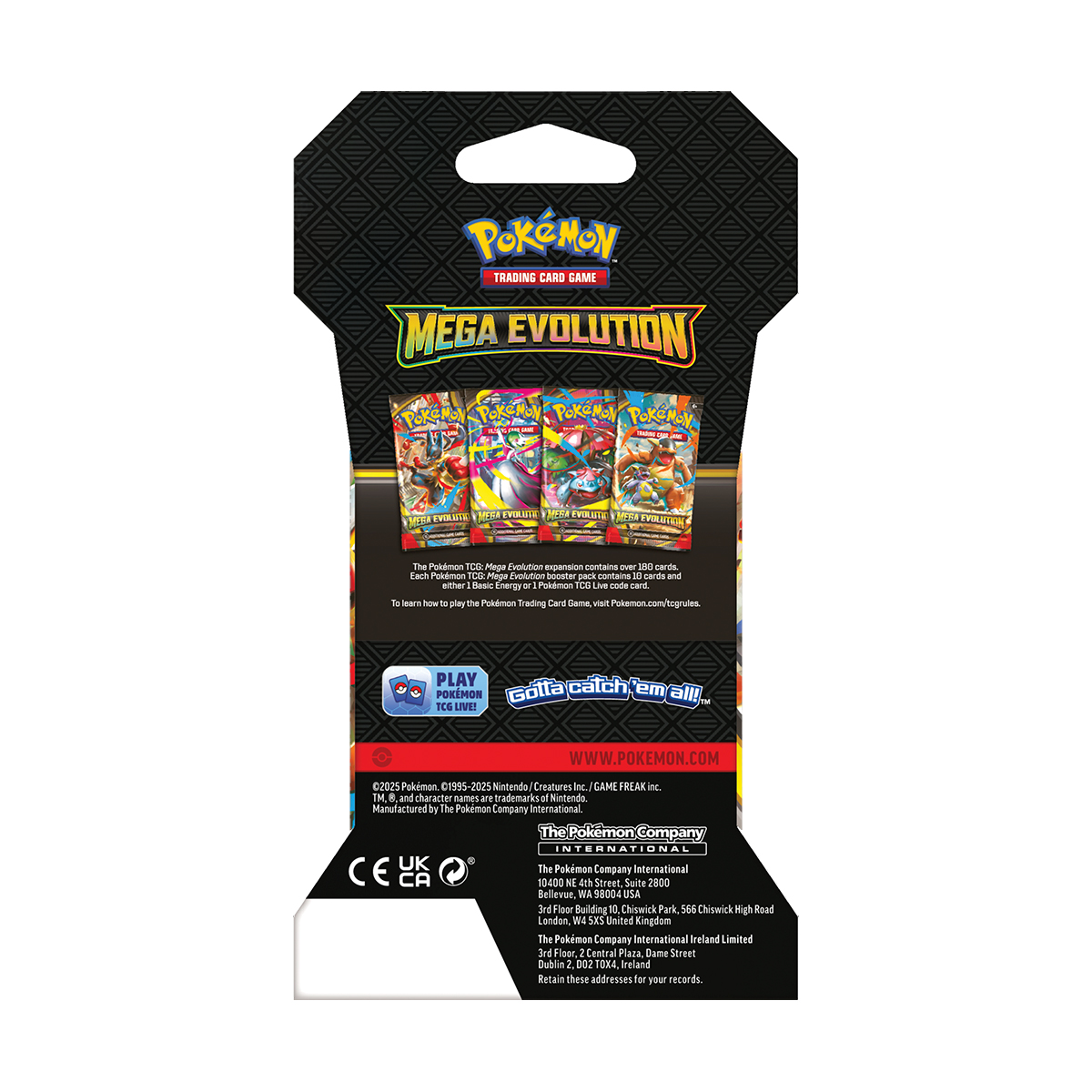 POKEMON TCG MEGA EVOLUTIO-SLEEV BOOS ENG