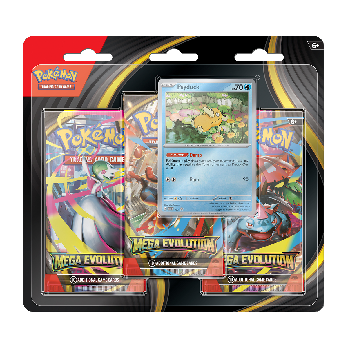 POKEMON TCG MEGA EVOLUT 3PACK BLIST ENG