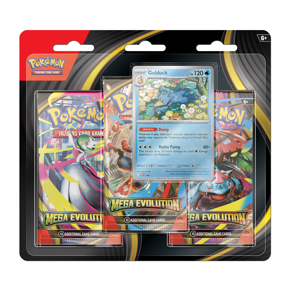 POKEMON TCG MEGA EVOLUT 3PACK BLIST ENG