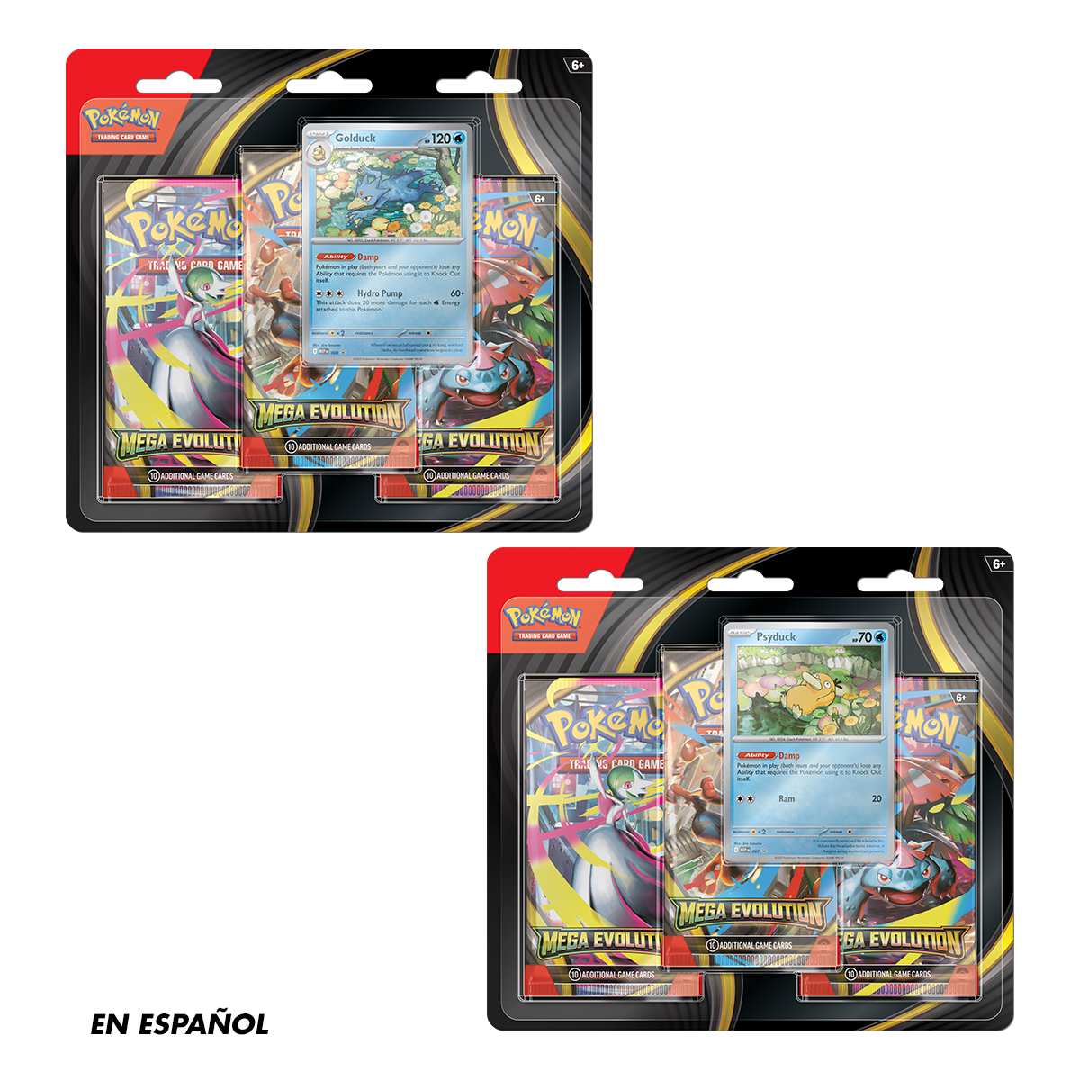 POKEMON TCG MEGA EVOLUT 3PACK BLIST SPA