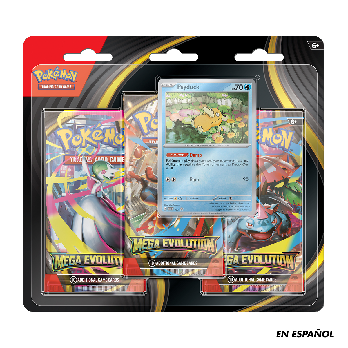 POKEMON TCG MEGA EVOLUT 3PACK BLIST SPA