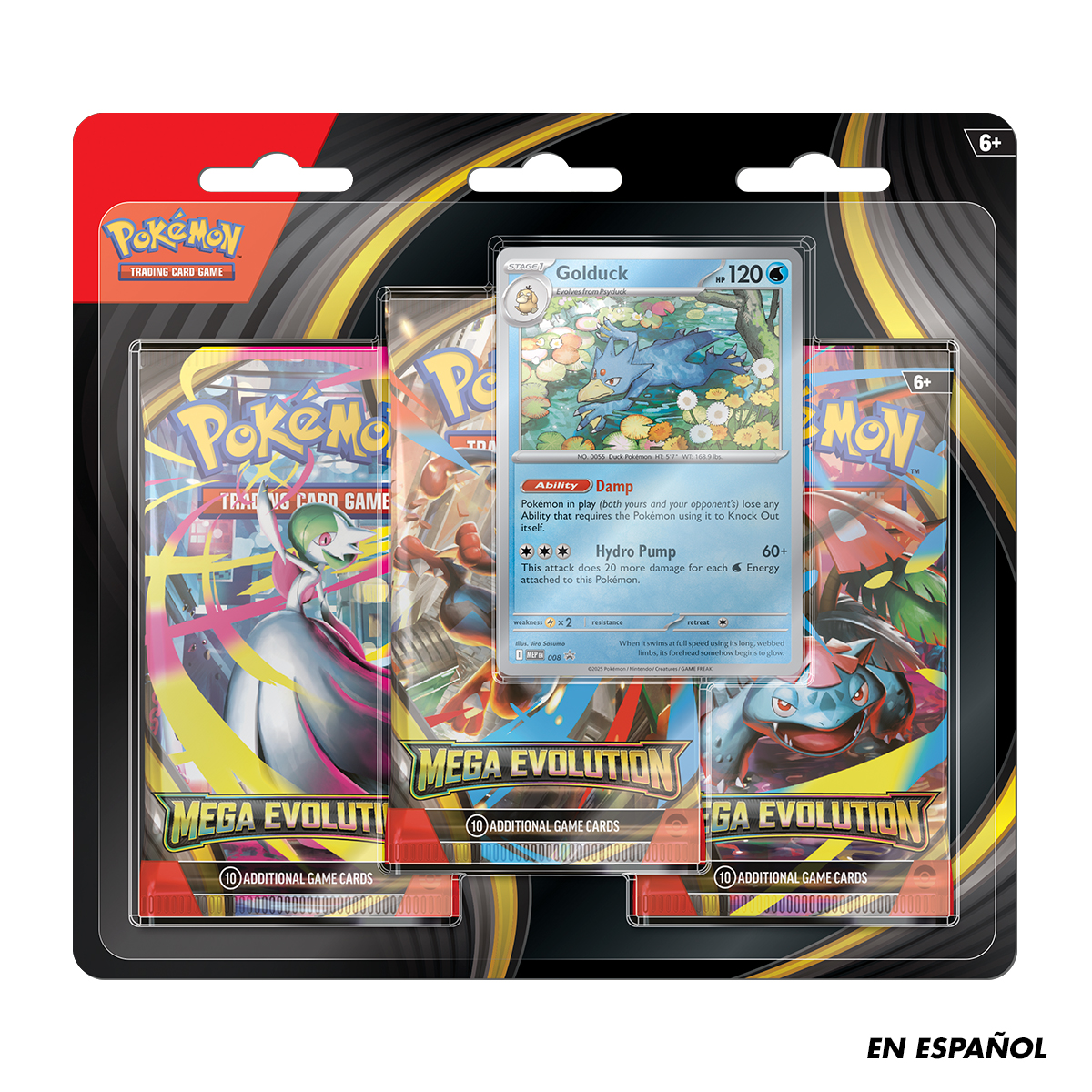 POKEMON TCG MEGA EVOLUT 3PACK BLIST SPA