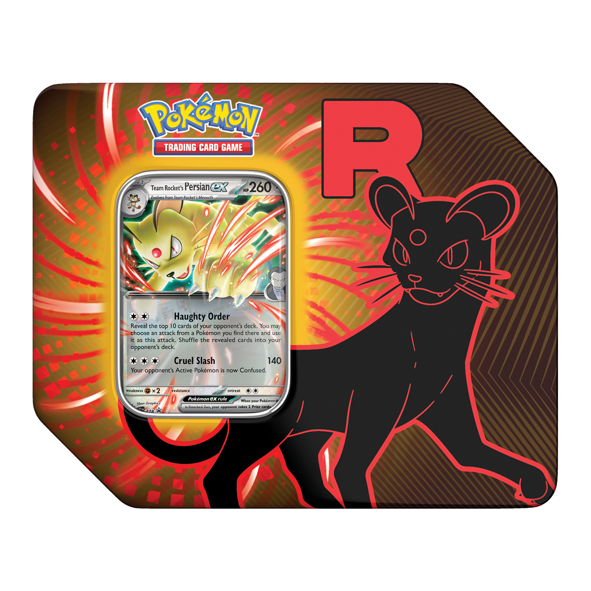 POKEMON TCG TEAM ROCKET TIN ENG