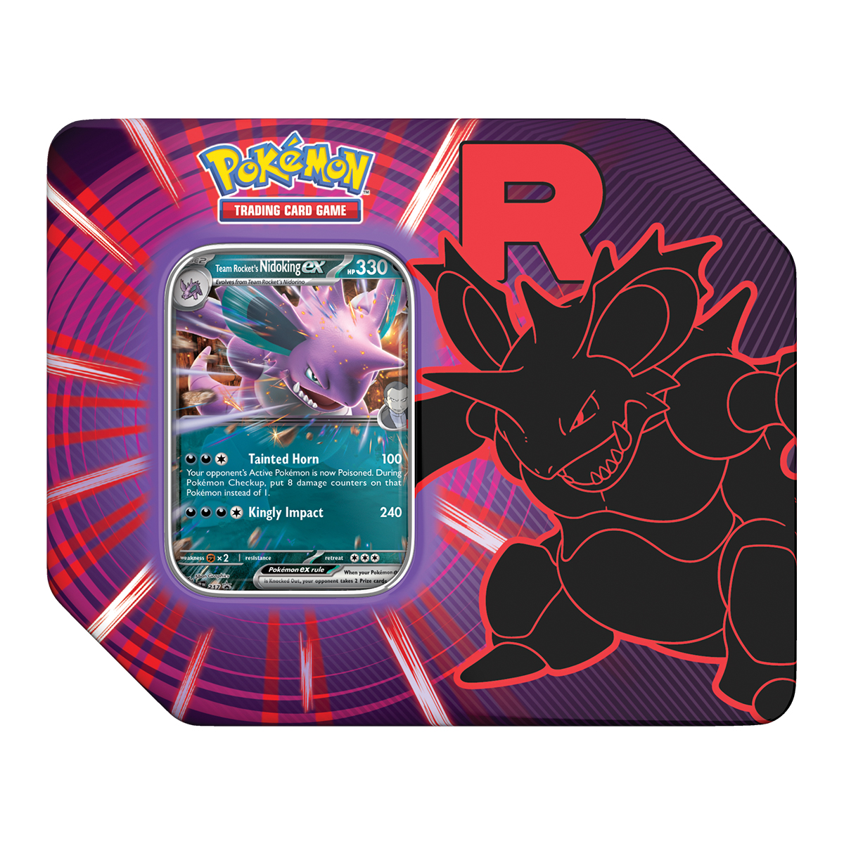 POKEMON TCG TEAM ROCKET TIN ENG