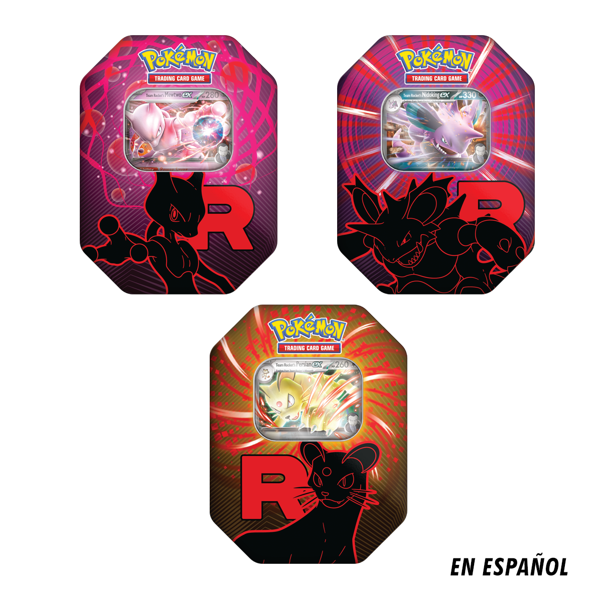POKEMON TCG TEAM ROCKET TIN SPA