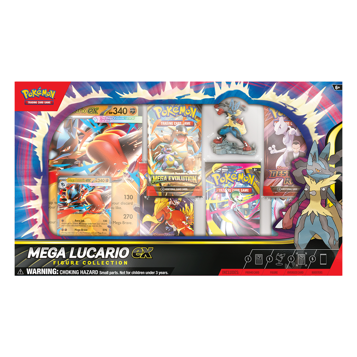 POKEMON TCG MEGA LUCARIO EX FIG COL ENG