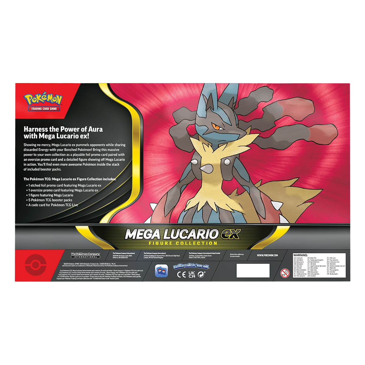 POKEMON TCG MEGA LUCARIO EX FIG COL ENG