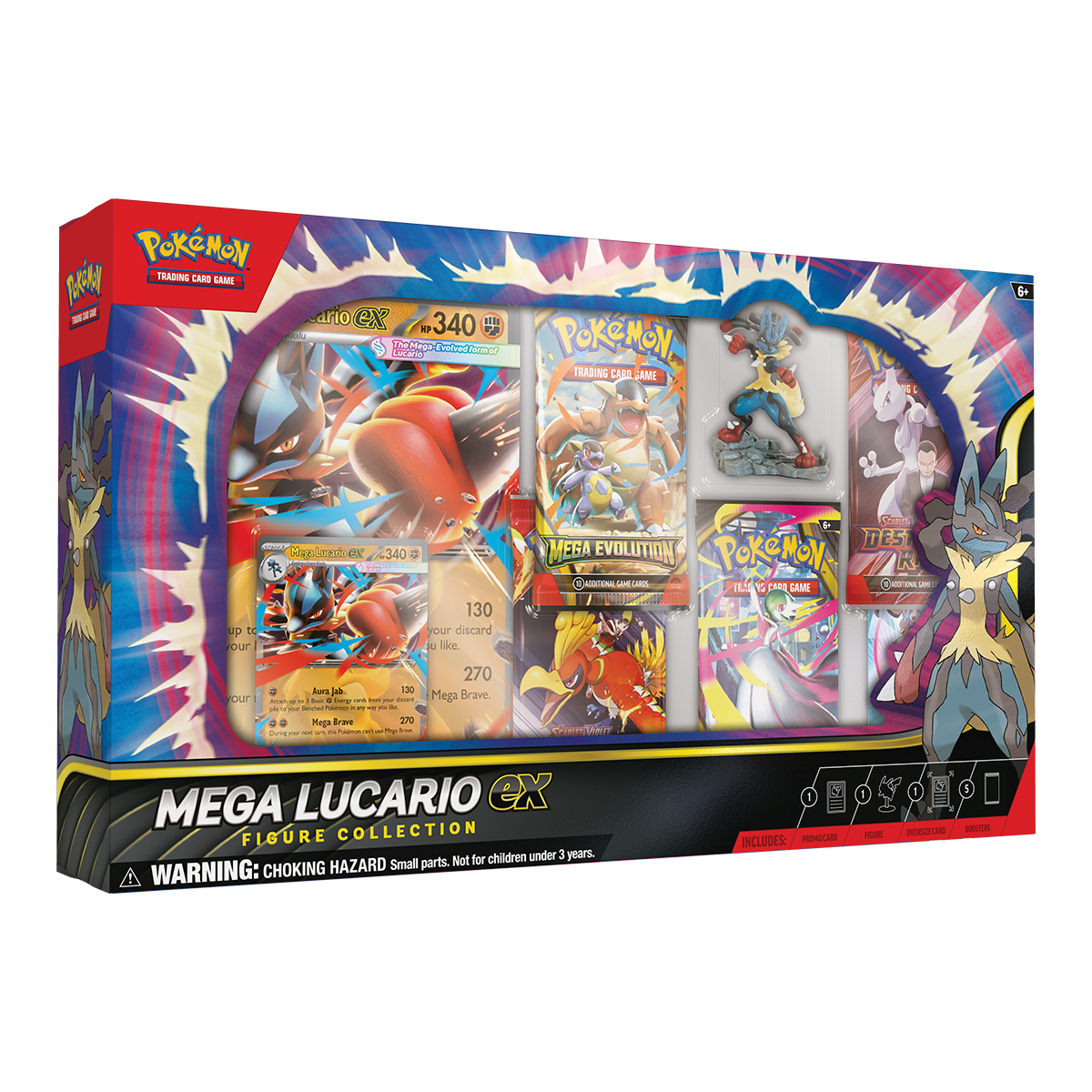 POKEMON TCG MEGA LUCARIO EX FIG COL ENG