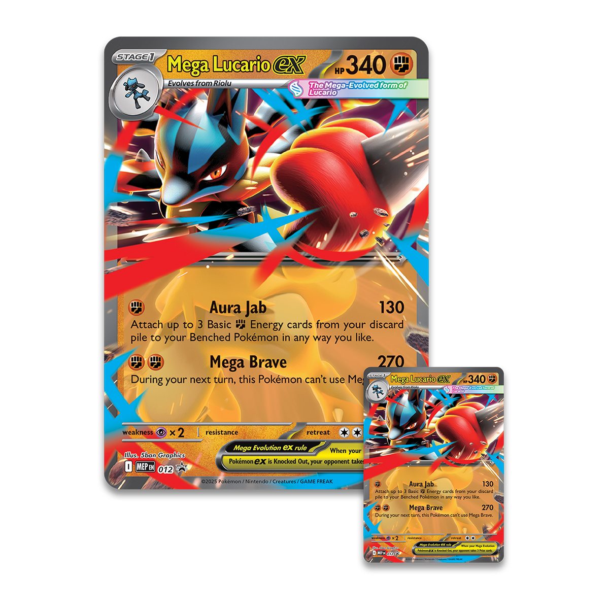 POKEMON TCG MEGA LUCARIO EX FIG COL ENG