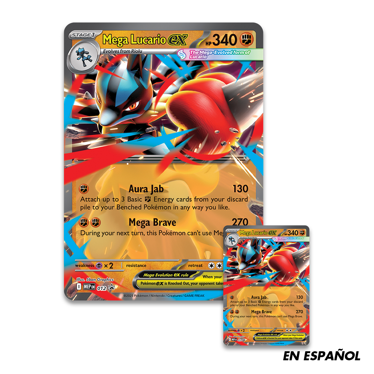 POKEMON TCG MEGA LUCARIO EX FIG COL SPA