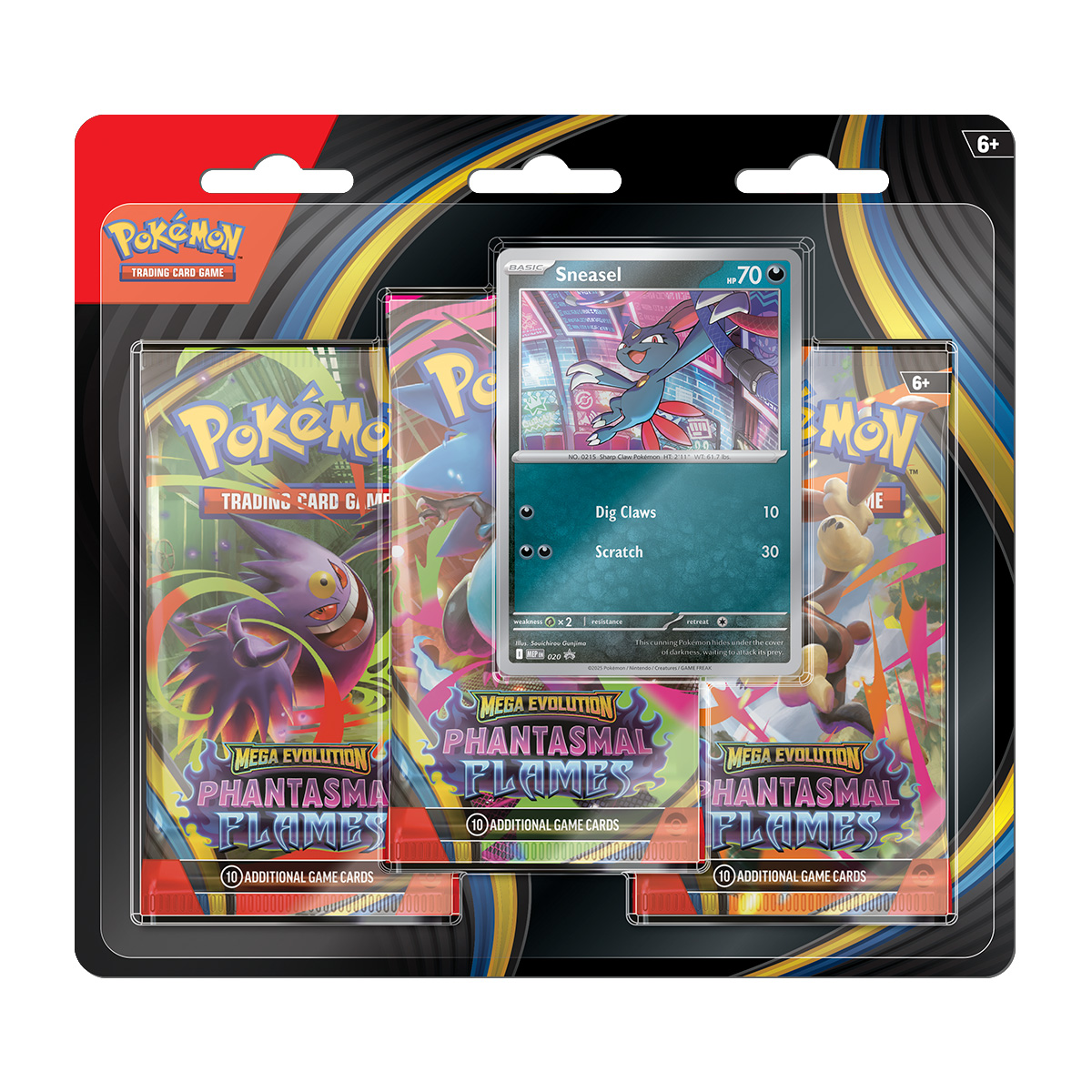 POKEMON TCG PHANT FLAMES 3PACK BLIST ENG