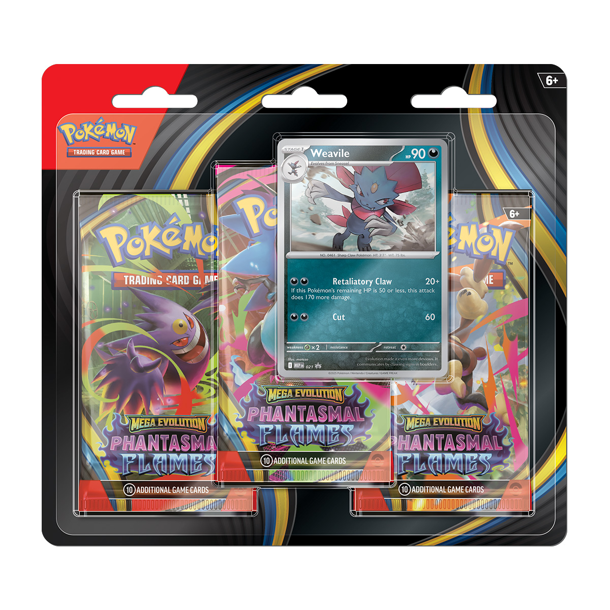 POKEMON TCG PHANT FLAMES 3PACK BLIST ENG