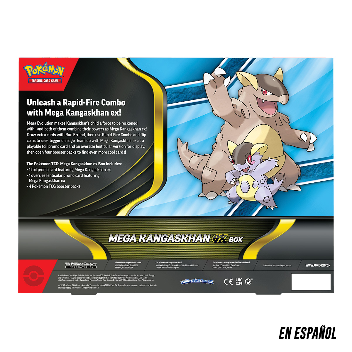 POKEMON TCG MEGA KANGASKHAN EX BOX SPA
