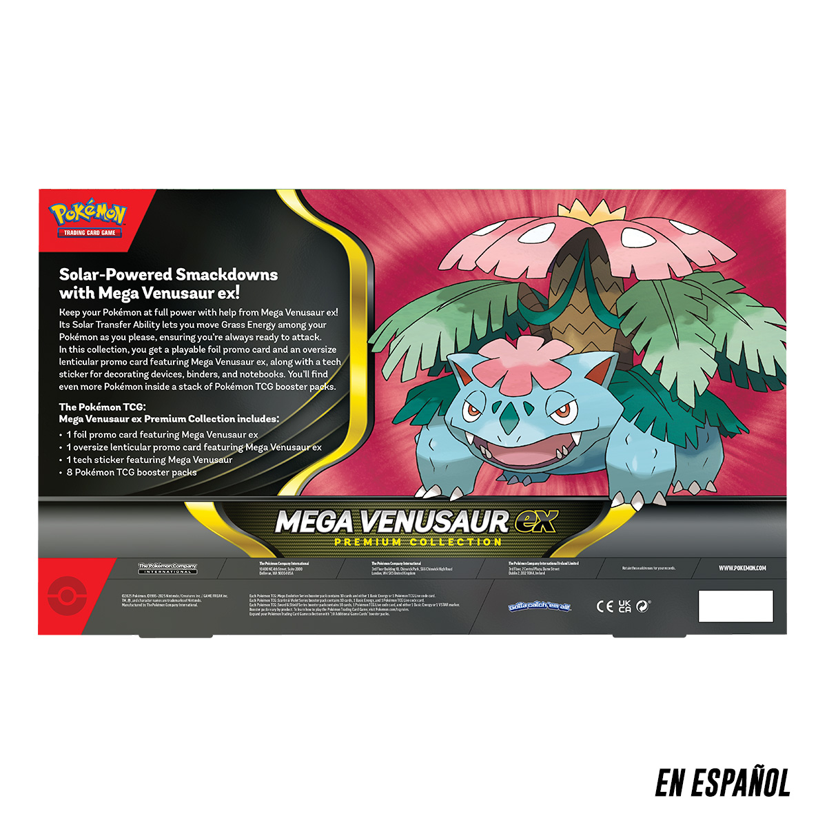 POKEMON TCG MEGA VENUSAU EX PREM COL SPA