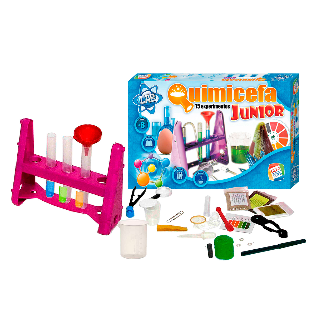 KIT DE EXPERIMENTOS QUIMICEFA JR