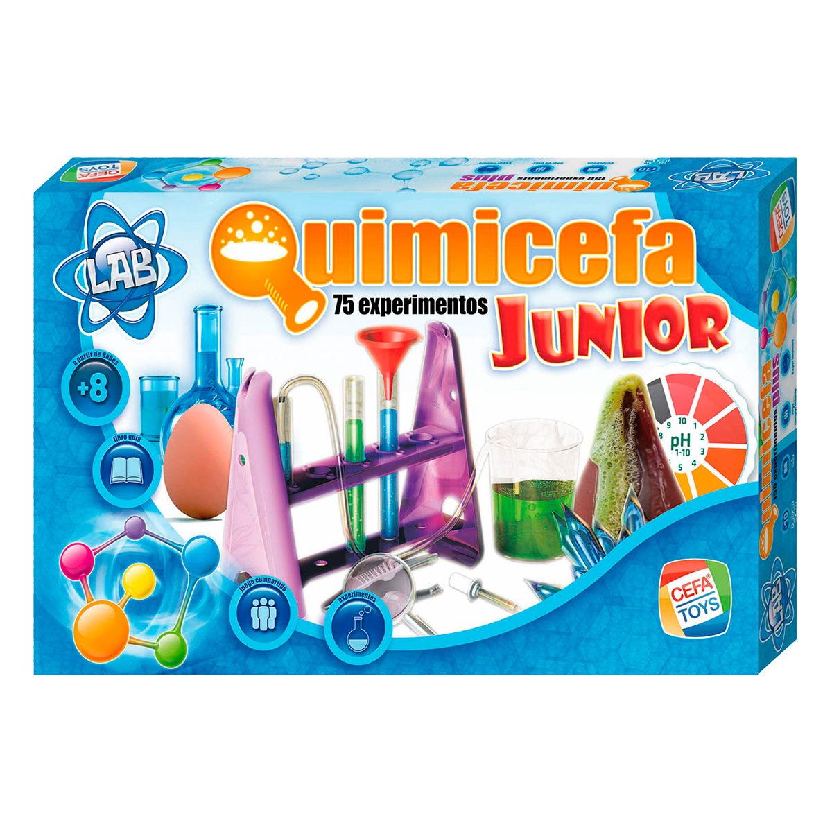 KIT DE EXPERIMENTOS QUIMICEFA JR
