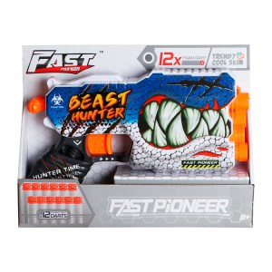 JUGUETE PISTOLA 12 DARDOS BEAST HUNTER JUGUETE PISTOLA 12 DARDOS BEAST HUNTER