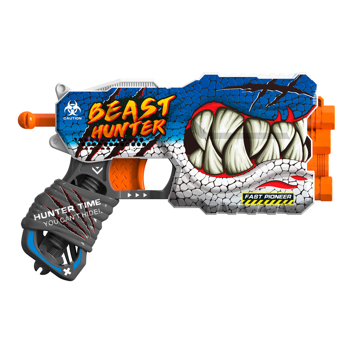 JUGUETE PISTOLA 12 DARDOS BEAST HUNTER