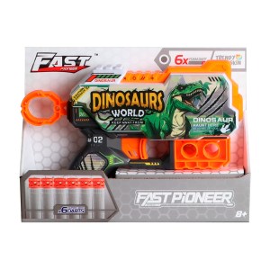 JUGUETE PISTOLA 6 DARDOS DINOSAURS WORLD JUGUETE PISTOLA 6 DARDOS DINOSAURS WORLD