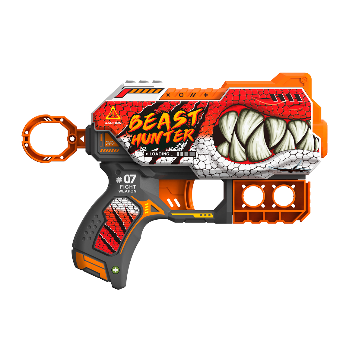 JUGUETE PISTOLA 6 DARDOS BEAST HUNTER