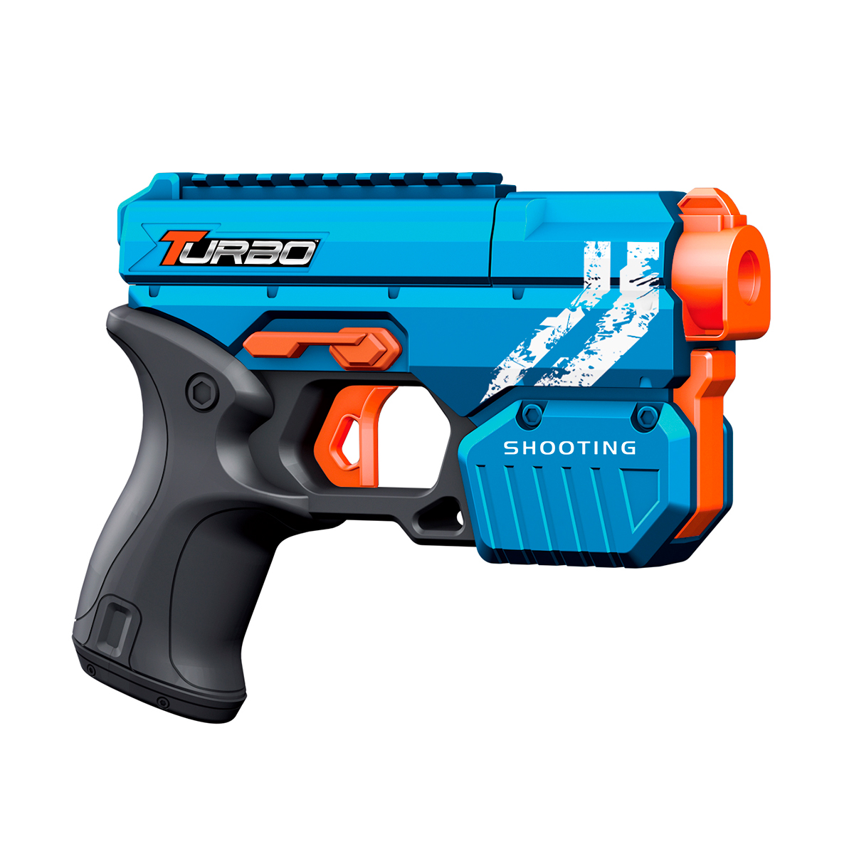 JUGUETE PISTOLA 12 DARDO RUEDA GIR TURBO