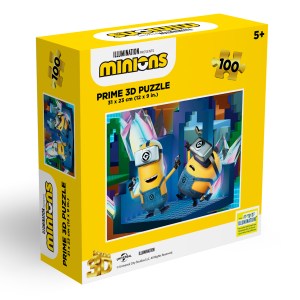 PUZZLE UNIVERSAL MINIONS-100PC PRIME 3D PUZZLE UNIVERSAL MINIONS-100PC PRIME 3D