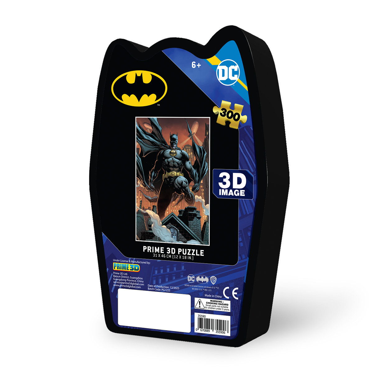 PUZZLE WARNER BATMAN 300PC SHAPED TIN