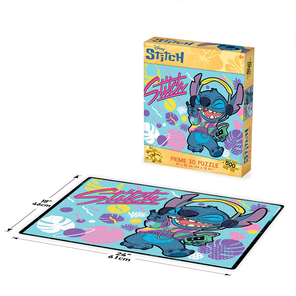 PUZZLE DISNEY STICH-500PC PRIME 3D