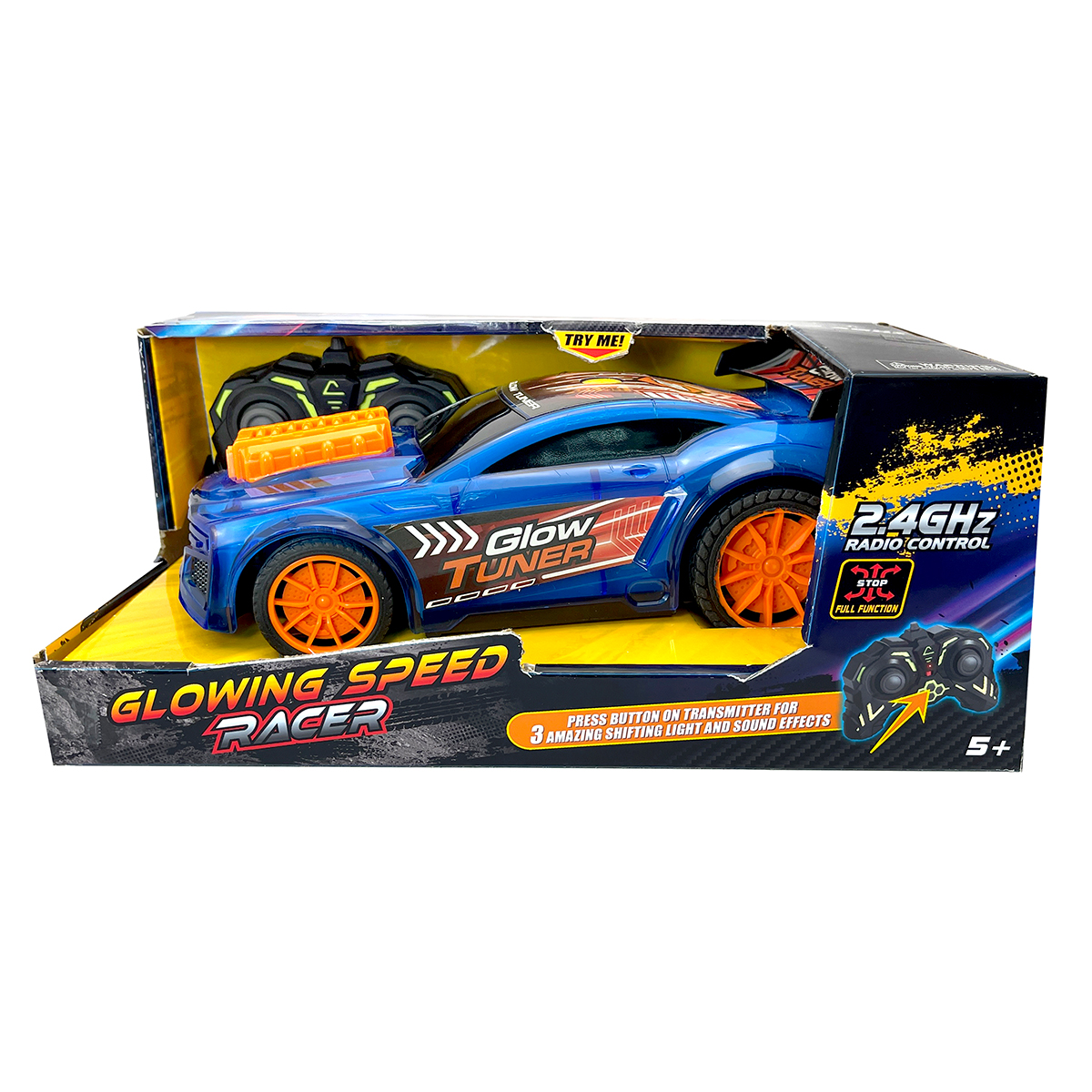 2.4 GHZ R/C LIGHT/SOUND SPEED RACER 1 18