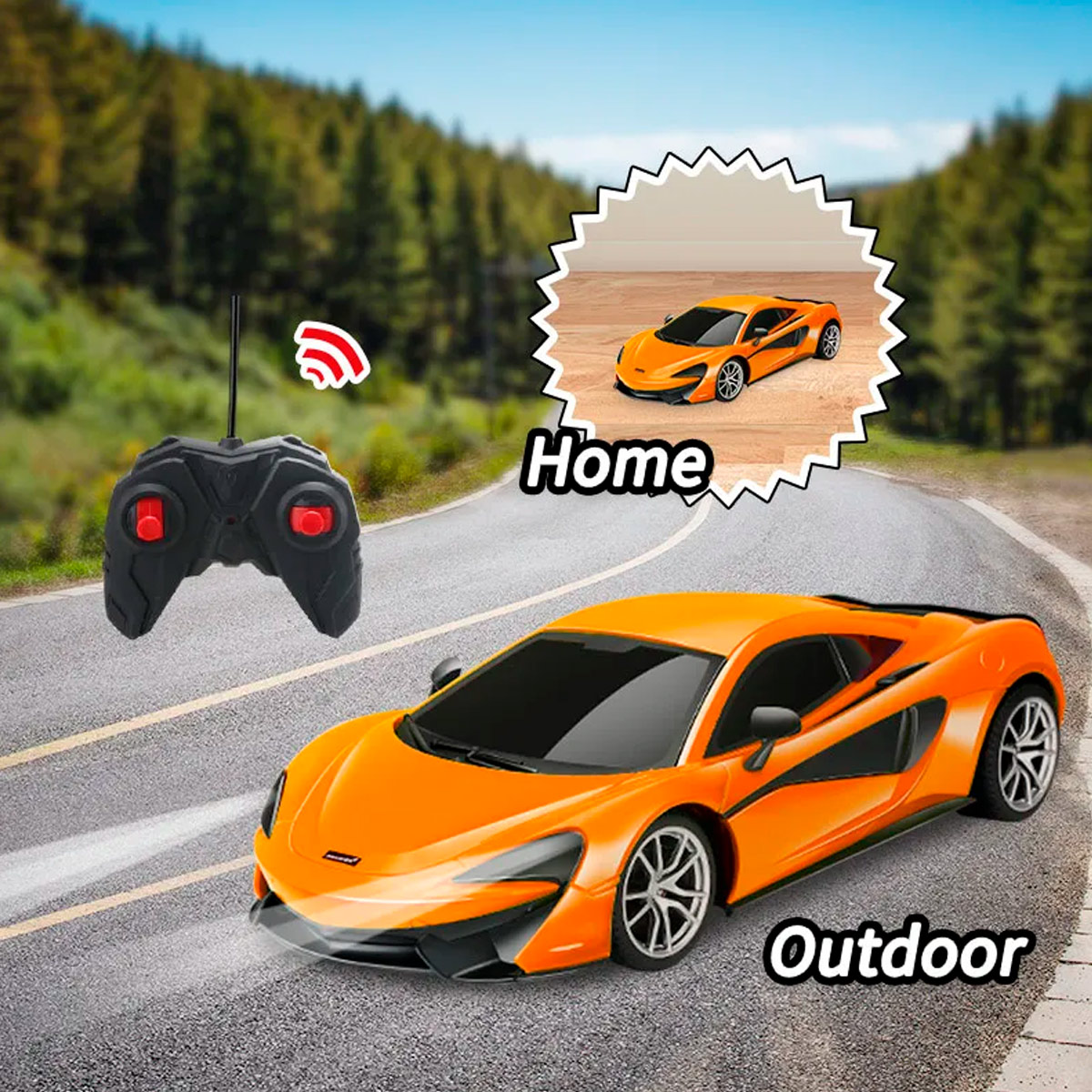 HIGH SPEED MCLAREN 570S 1/14 R/C