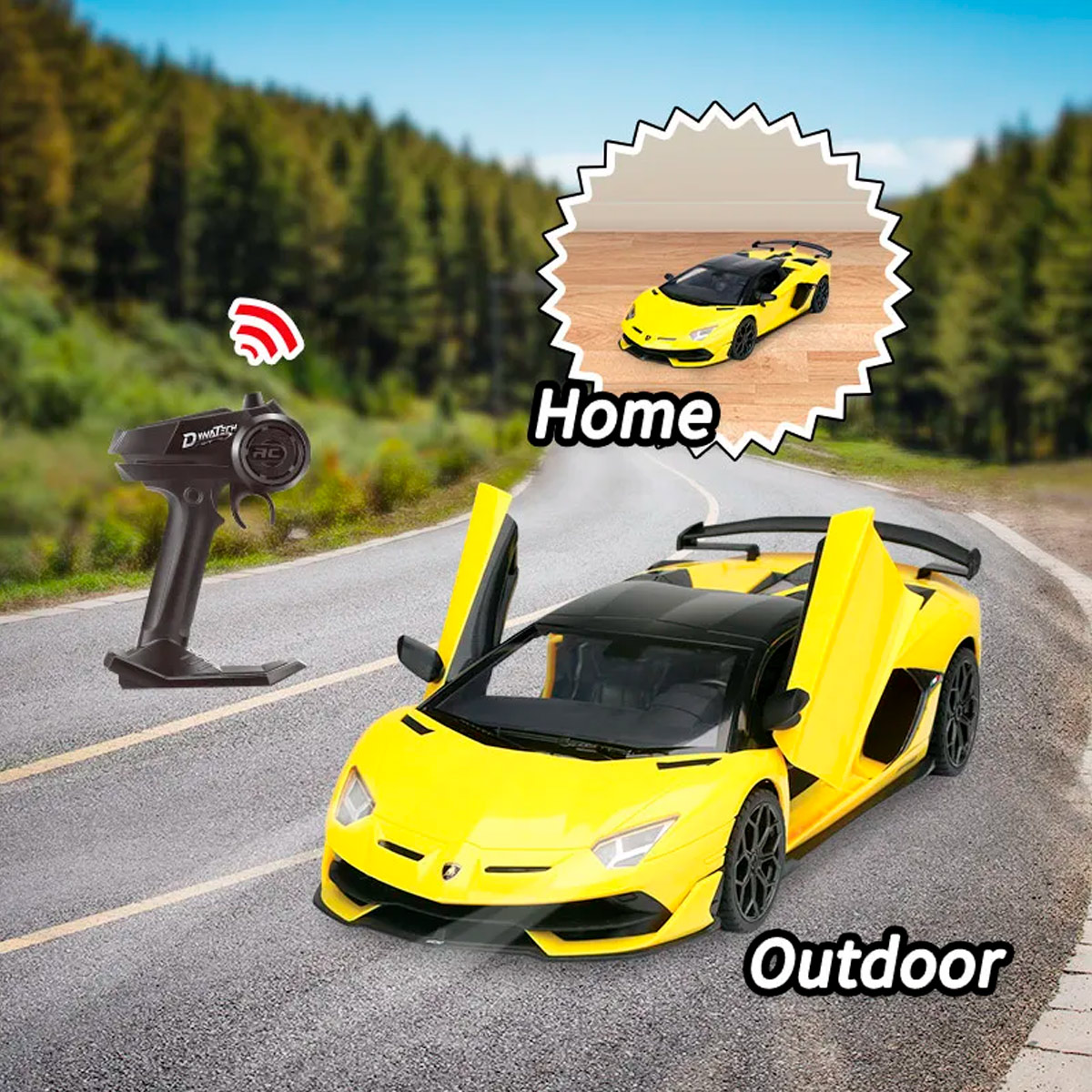 HIGH SPE LAMBORGHINI AVENT SVJ ROAD 1/14